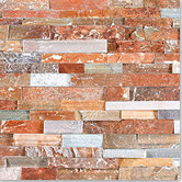 Quartzite 6" x 24" Natural Ledge Stone in Golden White