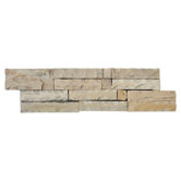 Sandstone 6" x 24" Natural Ledge Stone in Fossil Rustic