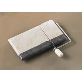 The Byzantine Two Tone Marble Cheese Slicer in Charcoal / Champagne
