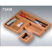 Bamboo Compartment Storage Tray