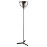 71" Floor Lamp in Satin Nickel