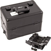 Professional Cosmetic Makeup Case with Divider and Interchangeable Easy Slide and Extendable Tray