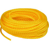 0.25" x 100' Hollow Braid Polypropylene Rope in Yellow