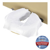 Disposable Face Pillow Covers Package in Natural White (Pack of 100)