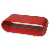 Plasma-/ LCD-TV-Regal Ovid in Rot