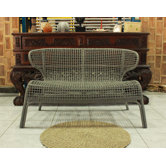 Rattan Entryway Bench