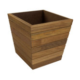 Teak Waste Basket