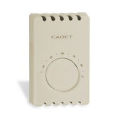 Single Pole Bi-Metal Thermostat in Almond