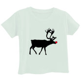 Reindeer Silhouette Organic Tee