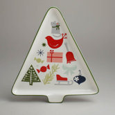 Twas The Night Happy Holidays Tree 11.75" Platter