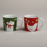 Twas The Night Happy Holidays Mug (Set of 4)