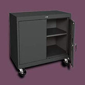 Transport Two-Door Work Height Storage - 48" x 46" x 24"