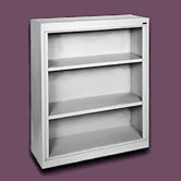 42" H Deep Three Shelf Bookcase