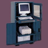 Computer Enclosure with Fan and Electric Outlet