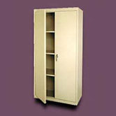 Valueline Deep Mobile Storage Cabinet with Fixed Shelves