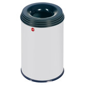 ProfiLine safe 15 Flame-Extinguishing Wastepaper Basket in Silver Grey