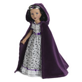 Royal Purple Velvet Cloak and Crown for all 18" Dolls