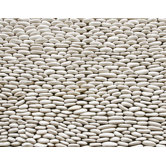 Standing Pebbles 4" x 12" Interlocking Mesh Tile in Statuary