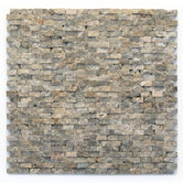 Modern 1/2" x 3/4" Mesh Tile in Opera