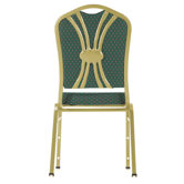 Series 9300 Fabric Silhouette Banquet Stacker with Round Designer Back