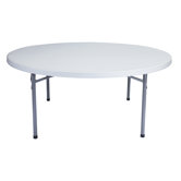 71" Round Blow Molded Folding Table