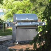 Legacy 36" Cook Number Gas Grill with Deluxe Cabinet