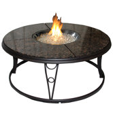 Chat Table with Fire Pit