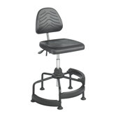 Height Adjustable Drafting Stool with Footrest