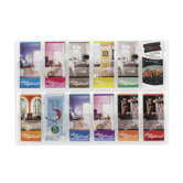 Reveal Clear Literature Displays, 12 Compartments