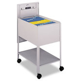 Extra-Deep Locking Mobile Tub File, 16.5" Wide