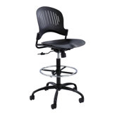 Zippi Plastic Extended-Height Chair