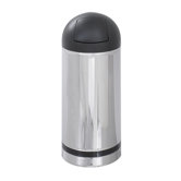Reflections Push Top Dome Receptacle in Chrome