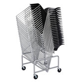 Sled Base Stack Chair Cart