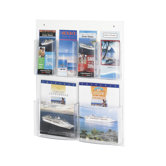 Safco Magazine Rack with 4 Pamphlet and 2 Magazine Pockets