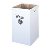 Corrugated Waste Square Receptacle