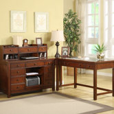 Avenue L-Shape Desk Office Suite