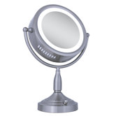 Dual-Sided Lighted Vanity Mirror