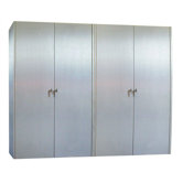 1400 Brushed Aluminum Wine Cooler Cabinet