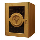 Concord Single Door Oak Wine Cooler