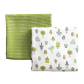 Owls Multi Swaddle Blanket 2-Pack