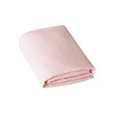 Check Blossom Fitted Crib Sheet
