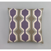 Chelsea Stripe Amethyst Decorative Pillow