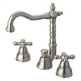 Ducale Widespread Bathroom Faucet with Double Cross Handles