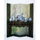 Blue China Arrangement Theme Room Divider