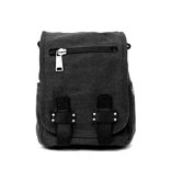 "In Bag Taste" 4" Single Gusset Flapover Day Bag in Gray