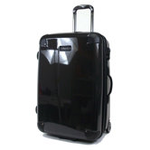 Polycarbonate "The Wheel Challenge" 25" Upright Pullman in Black Pearl