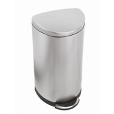 Semi Round Trash Can 10.5 Gallon