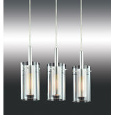 Zylinder Contemporary 3 Light Linear Pendant