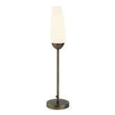 Flute One Light Table Lamp in Europa Bronze
