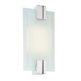Dakota 13" Two Light Wall Sconce in Polished Chrome
